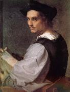 Andrea del Sarto Man portrait oil